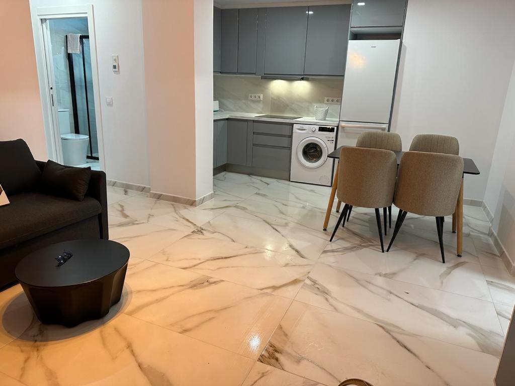Calpe Apartamento Lujoso Bajo Terasa Piscina Aire Cerca Playa Pueblo Bagian luar foto